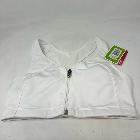 Moving Comfort Grace sports bra in white size S Small C/D Cup NWT - Picture 1 of 9